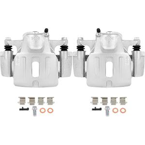 SCITOO 19B2664 19B2665 Front Left & Right Disc Brake Calipers Assembly w/Bracket For Toyota For Highlander 2001-2007