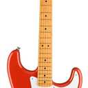 Squier Classic Vibe 50s Stratocaster Electric Guitar, Fiesta Red, Maple Fingerboard