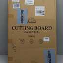 30 x 20 Extra Large Cutting Board, Turkey Carving Board Bamboo Meat Cutting Boards for Kitchen with Juice Groove and Handles Heavy Duty Charcuterie Board, 4XL, Empune