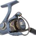 Pflueger President Spinning Fishing Reel, Size 20, 7 Stainless Steel Ball Bearing System, Sealed Oil Felt Front Drag, Lightweight Graphite Construction