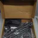 Projector Stand Tripod Adjustable, Laptop Height from 23.5 to 46.5 inches with Gooseneck Phone Holder, Floor for Office, Home, Stage, Studio, DJ Racks Holder Mount, 23.5inch-46.5inch (Black)