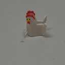 White Chicken Hair Claw Clip