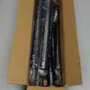 Tension Curtain Rod 31 to 124 in Extra Long Curtain Rod Spring Adjustable Heavy Duty Matte Black Shower Curtain Rod for Bathroom Windows Room Divider Never Rust