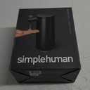 simplehuman 9 oz. Touch-Free Rechargeable Sensor Liquid Soap Pump Dispenser, Matte Black