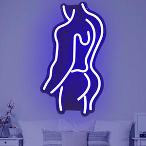 Neonawall Neon Sign Man Body LED Neon Sign for Wall Decor, Led Light Neon Light Super Bright Acrylic Handmade Man Body Light Up Sign for Shop Window Store Display Beer Bar Festivals