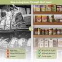 Bamboo Wire Shelf Covers for 24" x 16" Racks, Snap-On Modular Removable Wire Rack Cover for Pantry & Kitchen, Set of 5, Walnut