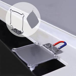 Mamakura Corner Sink Drain Strainer, Stainless Steel Kitchen Food Catcher Filter With lid, Sink Drain Strainer Basket for Food Waste with Net 50pcs