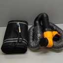 20FT Heated Sewer Hose Kit, Black RV Accessory (20FT Hose with Sleeve)