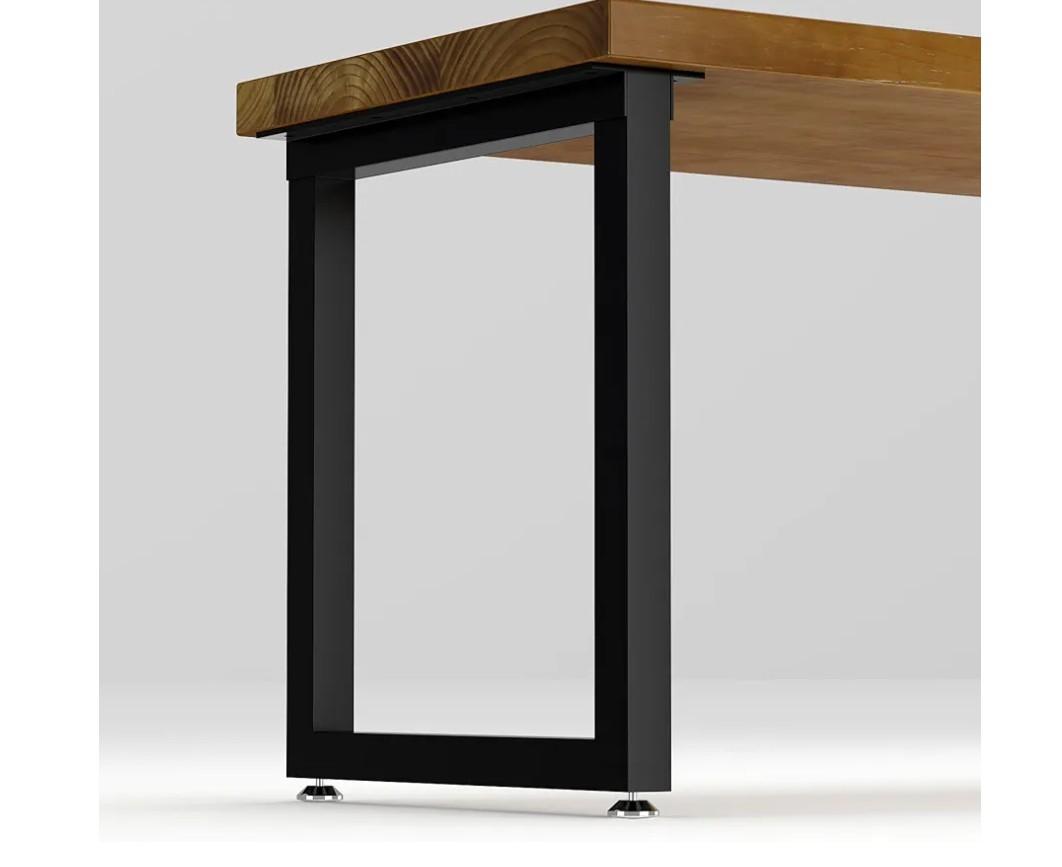 Metal Table Legs Heavy Duty Metal Desk Legs 28 Inch Height Industrial Black Table Legs,Dining Table Legs,Modern Table Legs