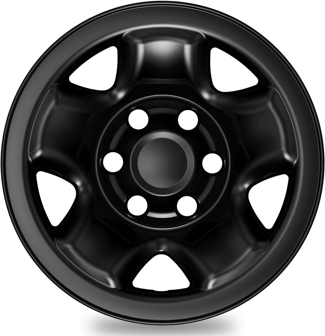 TangMiGe 4-Pack Wheel Skins Compatible with Toyota Tacoma 2005-2023, 16 inch 16", Hubcap Wheel Cover (Black Color)