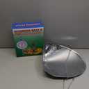 QWORK 110 lbs Large Display Spring Dial Weight Scale & Scale Scoop/Chain with Hanging Cradle, Steel Construction, for Shopping, Traveling, Kitchen, Silver