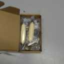 4 Pack 4 1/2" Drop Handle Ceramic Drawer Pull Antique Bronze Dresser Pull for Kitchen Cabinet Knobs 4.5 Inch 114mm Center to Center Spacing (4,4.5 in Hole Centers)