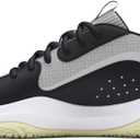 Under Armour Unisex-Child Grade School Lockdown 7 Sneaker (4 Big Kid, (002) Black/Silt/Distant Gray)