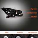 for 2008-2012 Honda Accord Headlights Assembly Pair