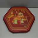 Yellow Mountain Imports Classic Chinese Checkers Halma Board Game Set with Storage, 12.6-inch Wooden Board, and Solid Color 16-Millimeter Glass Marbles