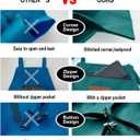 Gardening Apron with Harvesting Pouch for Women/Men, Adjustable Cross BackZippered Phone Pocket - Great Gift