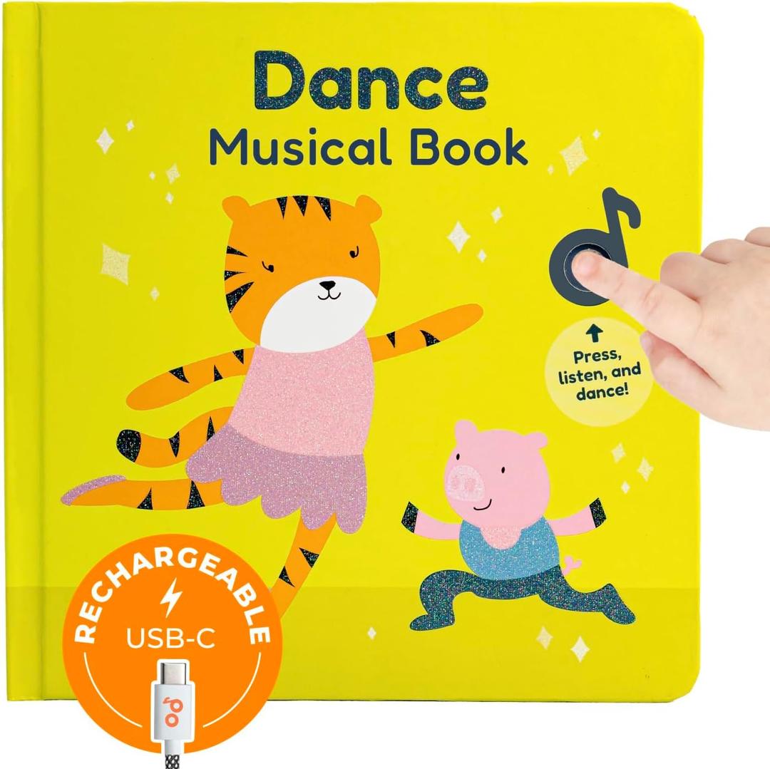 Cali's Books Dance to Classical Music - Children's Music Book for Boys & Girls - Educational & Interactive Sound Book for Babies & Toddlers Ages 2 -4 - Musical Birthday Gifts for Kids