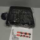 Memory Foam Car Seat Cushion with Breathable Fabric & Non-Slip Gel, Universal Fit for Car Truck Office Home 19.6x18x1.2 Black (Base)