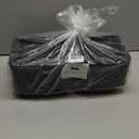 FULING [8x8-Inch, 50 Pieces, 3-Compartment Disposable To Go Box Containers, Plastic Clamshell Takeout Food Trays, Microwave Safe, Cut Resistantstable Hinged Lid, Hybrid Polypropylene, White