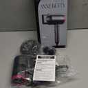 Ionic Hair Dryer with Diffuser, Powerful 1800W Blow Dryer for Women & Men, Fast-Drying Hair Dryer with Nozzle for Home, Salon, Travel (Dark Gray)