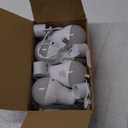 Neporal MagicGlow Rechargeable Light Bulbs with Remote, 3 Colors Shift + Stepless Dimmable Battery Powered LED Bulbs, USB Rechargeable, A19 Emergency LED Light Bulbs, 15W, Up to 24 Hours