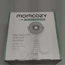 Momcozy Portable Stroller Fan, 8000mAh, 27H Ultra-long Battery Life, Detachable 4 Speed 360Rotate, LED Night Light with 2 Modes, USB Rechargeable Handheld Cooling Fan for Travel, Car Seat, Bedroom (Black)