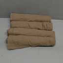 MIULEE Khaki Linen Pillow Covers Pack of 4 Decorative Natural Solid Throw Pillow Covers Soft Accent Boho Farmhouse Couch Pillowcases Modern Home Decors for Living Room Bed Sofa 20x20 Inch