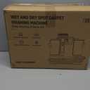 Portable Spot Cleaner Machine for Carpet and Upholstery - 18Kpa Carpet Cleaner with Dual BrushHeads, Easy Move, Cleaning Machine for Furniture, Couch, Stairs, Car and Pet Stain, Blue