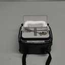 EAST OAK Cordless Electric Lunch Box for Adults, Heated Lunch Box Battery Powered with Automatic Heating, 5.5 Cups Portable Food Warmer with Removable Tray Divider (Black-Cordless)