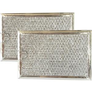 2 Pack Microwave Grease Filter Fit for GE JVM6175DK5WW, JVM6175YK5FS, JVM6175SK5SS, JVM6175DK5BB Microwave Replacement Part