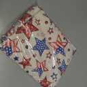 Horaldaily 4th of July Tablecloth 60×84 Inch Rectangular, Patriotic Star Strips Pattern Independence Day Memorial Day Washable Seasonal Table Cover for Party Picnic Dinner Decor