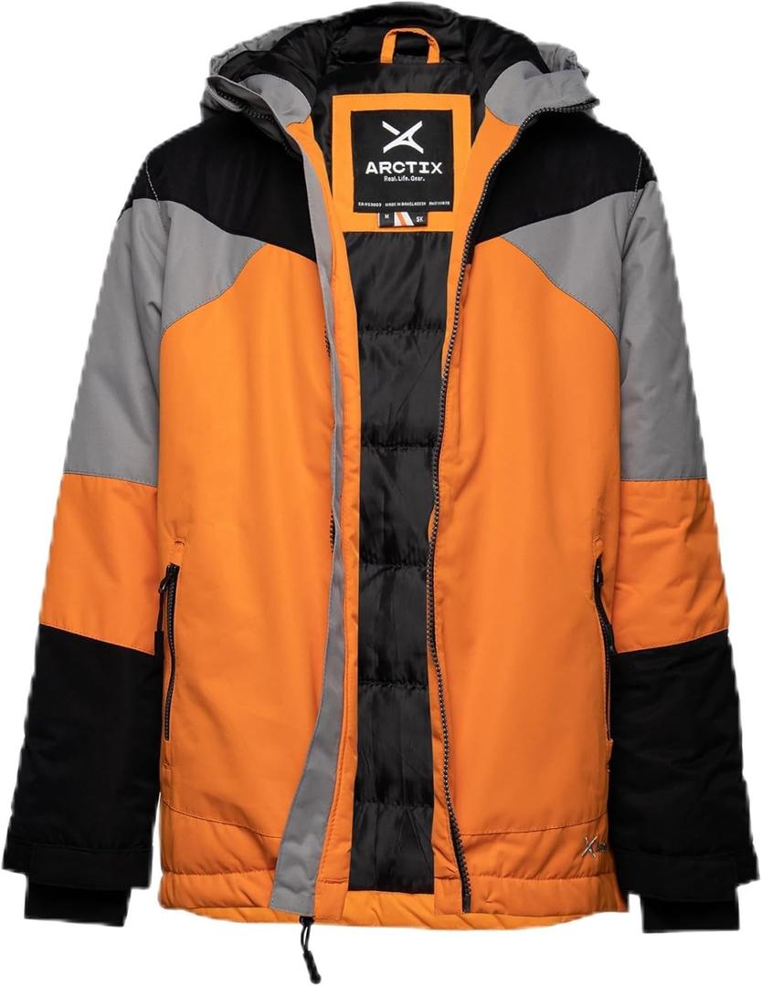 Arctix Boys' Ronan Insulated Performance Winter Jacket (Burnt Orange)
