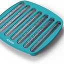 Houdini Silicone Collins Ice Tray with Easy to Remove Ice Spheres, Blue