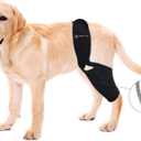 BaoGuai Knee Brace for Dogs ACL with Side Stabilizers, Knee Cap Dislocation, Arthritis - Keeps The Joint Warm and Stable - Extra Support - Reduces Pain and Inflammation - 7Sizes（XXL）