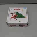 Pink and Green Christmas Crystal Slime 2pack for Kid Christmas Stocking Slime for Kids - Toys Slime Kit Xmas Gifts for Classroom Rewards TeensGirls Boys 4-10 Kids Year Old and Adults