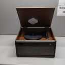 Victrola Century 6-in-1 Vinyl Record Player & Music Center  3-Speed Turntable, CD & Cassette Player, VINYLSTREAM, Bluetooth & 3.5mm Aux, Record Player with Speakers, Mid Century Design (Walnut)