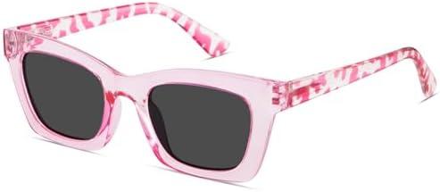 livho Trendy Polarized Sunglasses Women, Retro Sun Glasses for Women 2025, Cute Sunglasses for Woman, UV Protection Shades,Pack of 4
