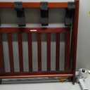Casual Home Luggage Rack, Walnut, Solid Wood