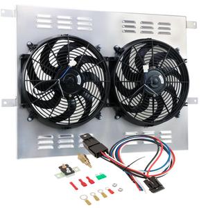 Radiator Shroud Fan for 1983-1996 1995 Ford F150 F250 F350 F59 6.9L 7.3L V8 Electric Fan with Relay kit
