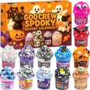 Slime Advent Calendar 2025, 24 Days of Christmas Countdown Calendar, Xmas Gift Stocking Stuffer for Kids Teens Girls and Boys