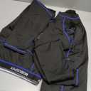 Thermal Underwear for Men Sweatsuits Long Johns Set with Fleece Lined Base Layer Top Bottom Black M