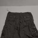 MAGCOMSEN Mens Cargo Shorts Long Capri Elastic Below The Knee 3/4 Cotton Casual Summer Shorts with Pockets, size 34,