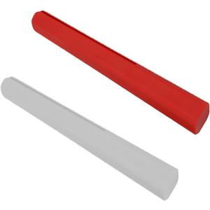 2pcs Tube Squeezing Aids - Red & White, Suitable for Lotions, Sauces, Pet Food & More