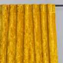 Gold Velvet Curtains - Super Soft Room Darkening Insulating Small Window Drapes for Bedroom Living Room Dining, Wide 52 x Long 84 inch, Warm Gold, 2 Panels