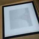 upsimples 12x12 Picture Frame, Display Pictures 8x8 with Mat or 12x12 Without Mat, Wall Hanging Photo Frame, Black, 1 Pack