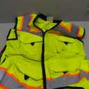 SKSAFETY 12 Pockets Professional level Safety Vest, Class 2 High Visibility Vest, ANSI/ISEA (Medium, Lime)