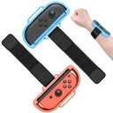 KOVA Wristbands for Nintendo Switch 2 (2025)/Switch 1 for Just Dance 2026/2025/2024/Zumba Burn it Up,2 Pack Secure & Skin-Kindly Wrist Straps Accessories for JoyCon 2,fit Adult & Kids