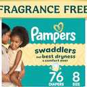 Pampers Swaddlers 8 76 Count