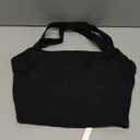 romansong Strappy Yoga Sports Bras for Women Padded Criss-Cross Back Tank Tops,Women's Sexy Running Workout Bra with Removable Cups Black Size Small