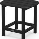 POLYWOOD SBT18BL South Beach 18" Outdoor Side Table, Black